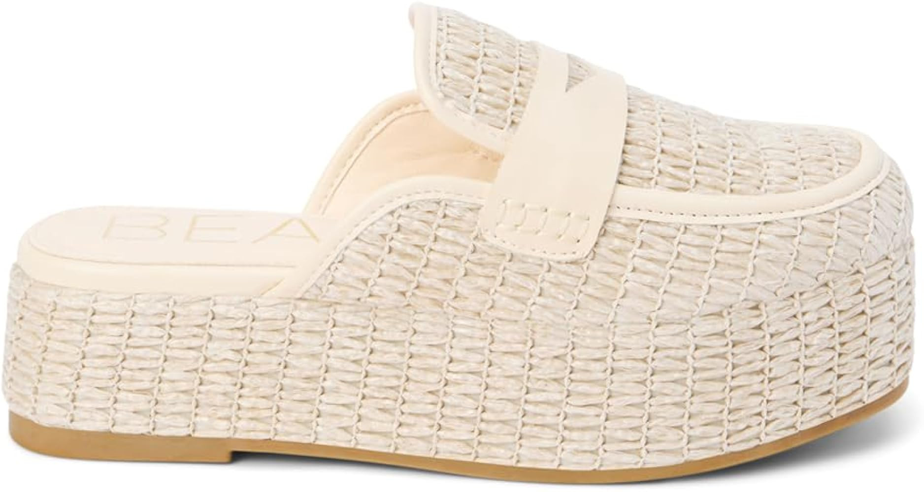 BEACH by Matisse Womens Wren Platform Mules Casual - Brown | Amazon (US)