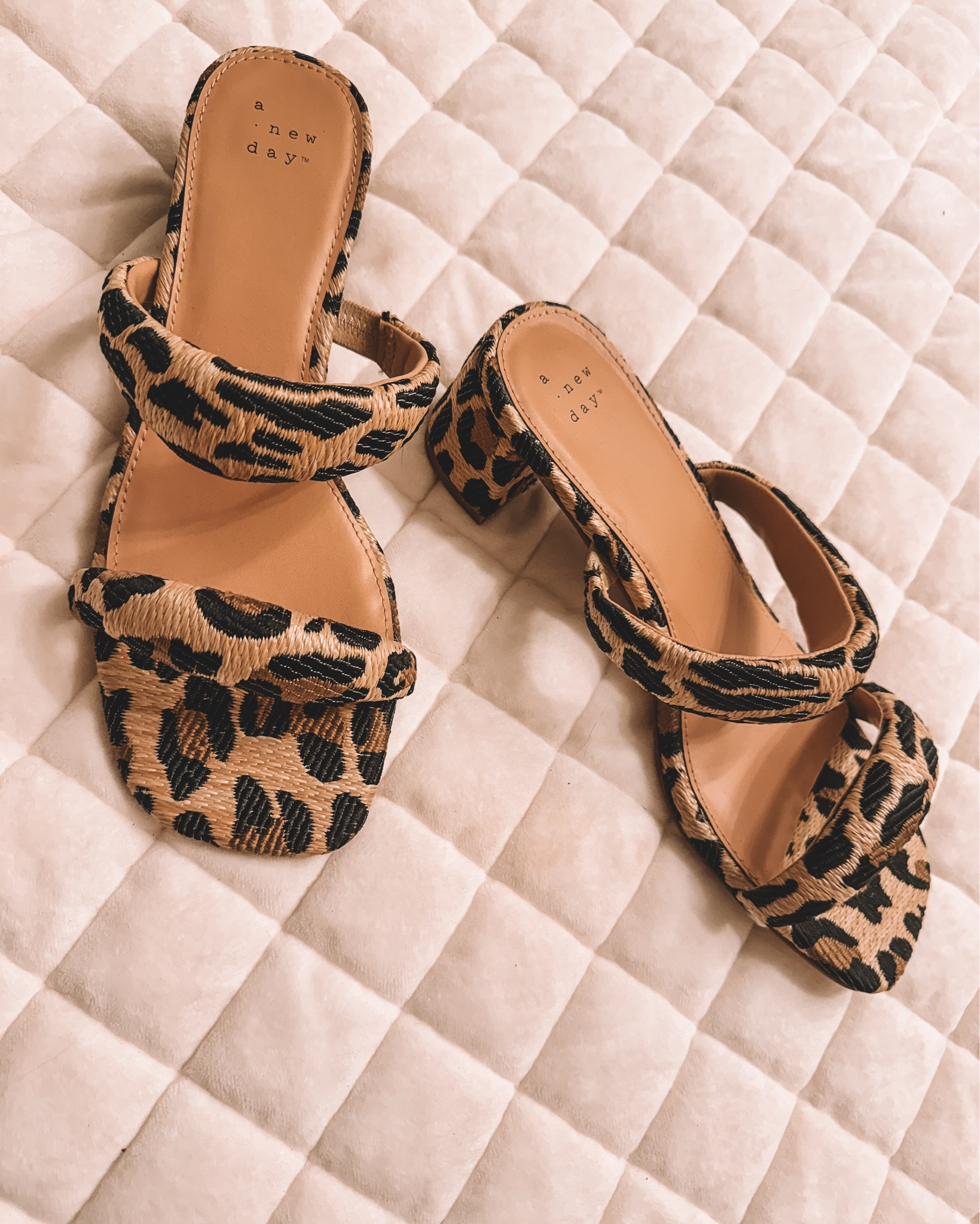 These sandals!
Oh my gawd, how adorable are they?!
Puffy straps with a low block heel. They are as comfortable as they are affordable!!
Shoes, sandals, animal print, vacation 

#LTKFestival #LTKWorkwear #LTKTravel