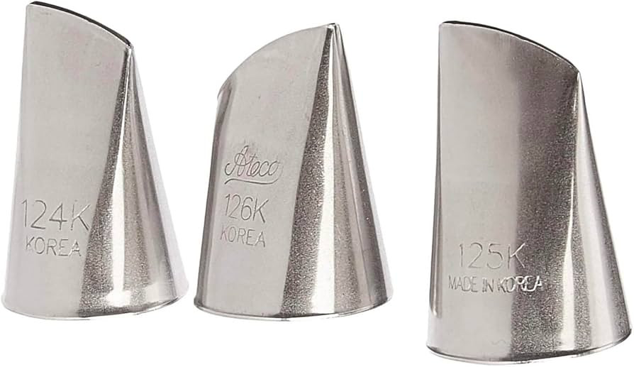 Ateco Korean Flower Tubes 124K, 125K, and 126K 3-Piece Set | Amazon (US)