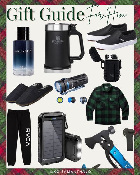 Gifts for men 
Gifts for handy men - gifts for tactical men / gifts for hunting - tools - multi tools - men’s flannel - battery packs - men’s beer stein - men’s slip on vans - leather vans - men’s slippers - vans slippers - men’s cologne - flash light - gifts for dad - gifts for brother - gifts for boyfriend 

#LTKGiftGuide #LTKCyberweek #LTKmens