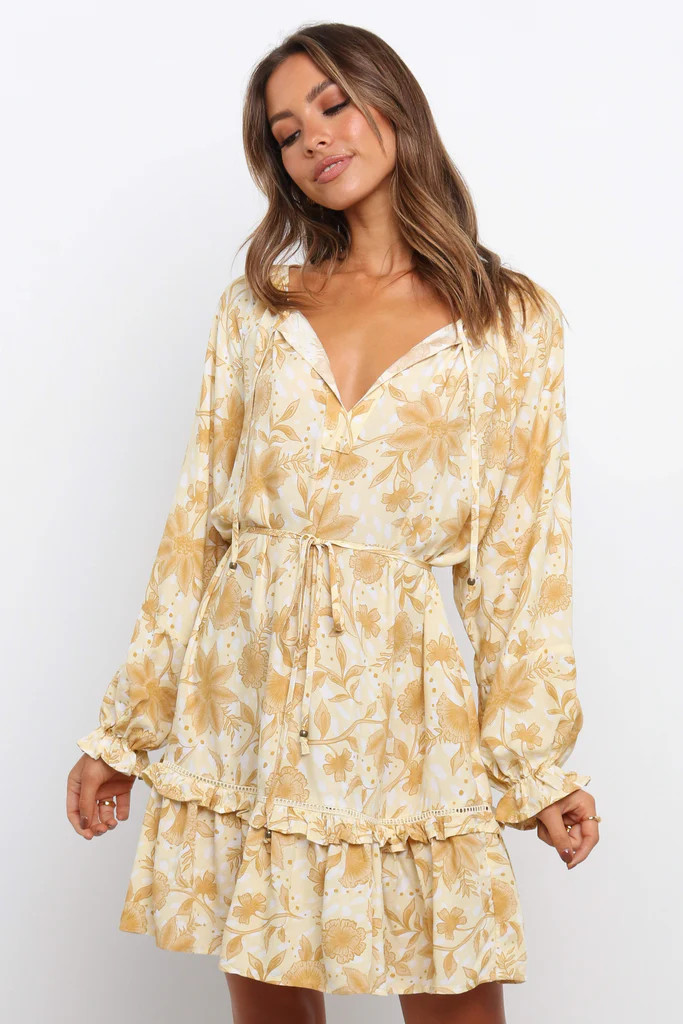 Catty Dress - Yellow | Petal & Pup (US)