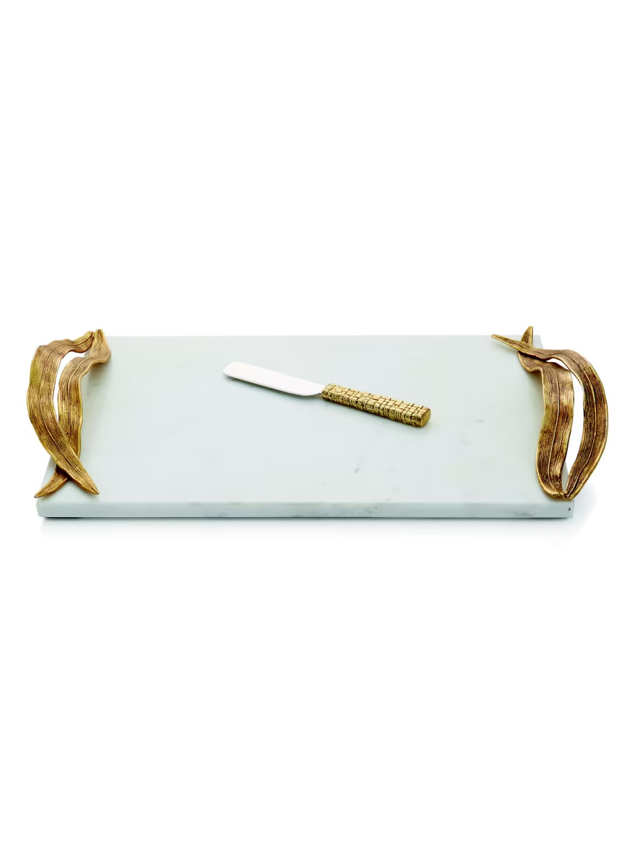 Palm Two-Piece Cheeseboard & Knife Set | Saks Fifth Avenue