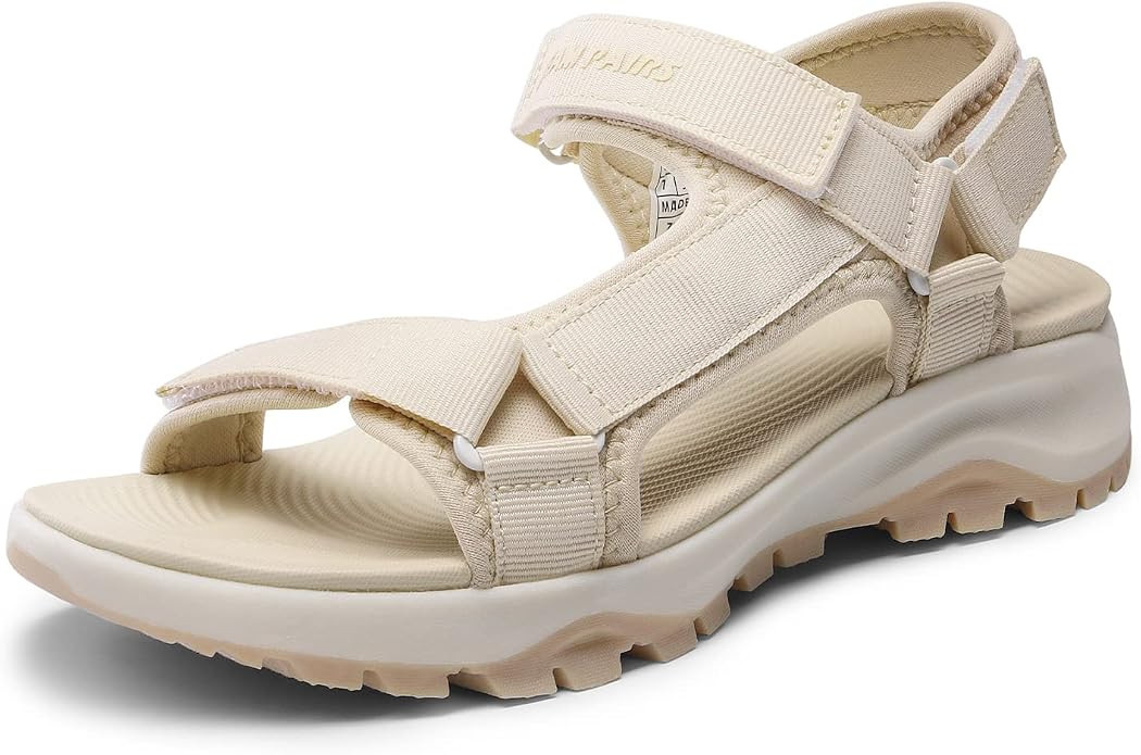 DREAM PAIRS Womens Sandals, Light Weight Hiking Sandals for Women, Comfortable Athletic Quick-Dry... | Amazon (US)