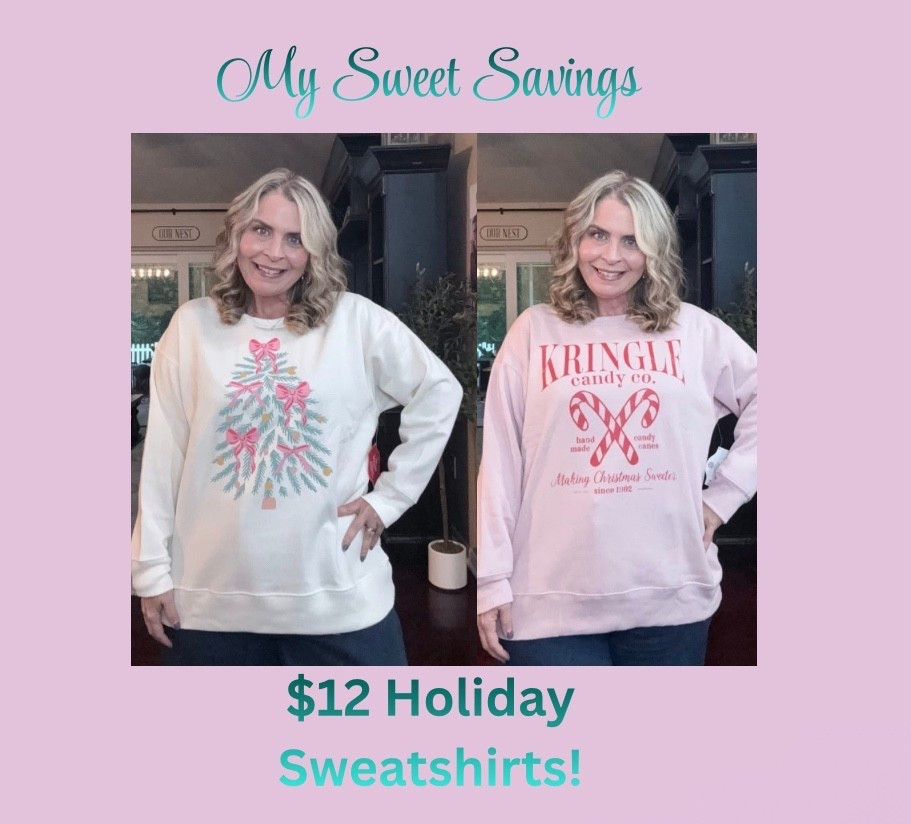 The most adorable $12 holiday sweatshirts at Walmart! Order now as they will sell out! 
#walmartfinds #holidaywear

#LTKFindsUnder50 #LTKHoliday #LTKSeasonal