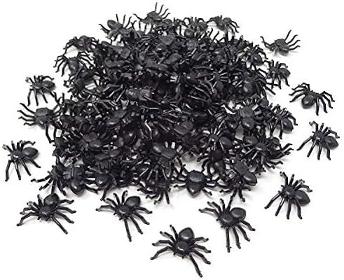 HONBAY 120PCS Plastic Mini Fake Black Spiders for Home and Party | Amazon (US)