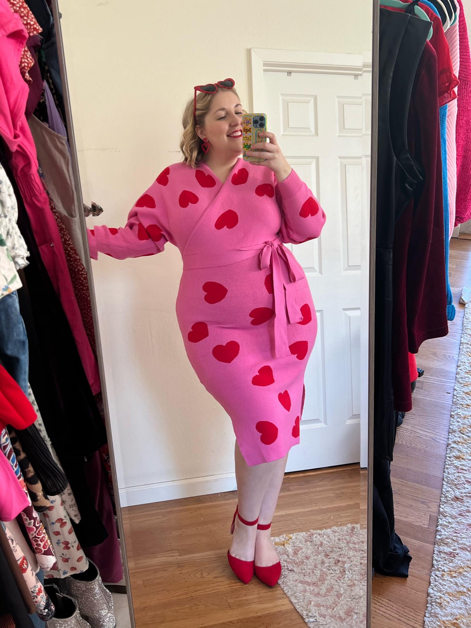 Sadly the pink version of this dress is gone but there’s a really cute white version and several solid colors. Wearing XL  

#LTKSeasonal #LTKStyleTip #LTKPlusSize