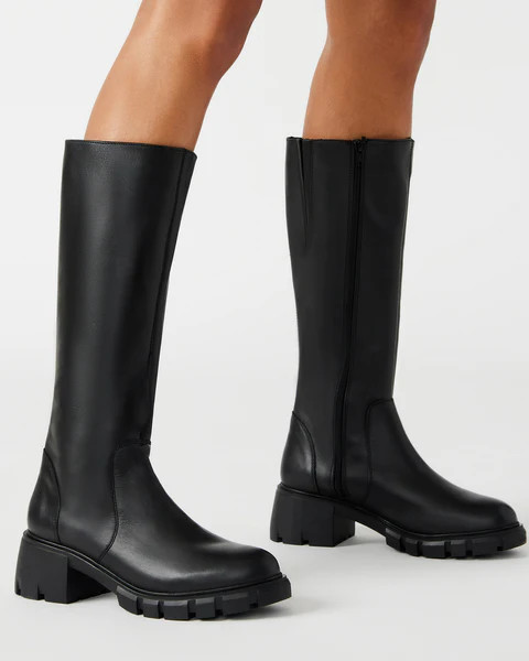 HARTH BLACK LEATHER | Steve Madden (US)