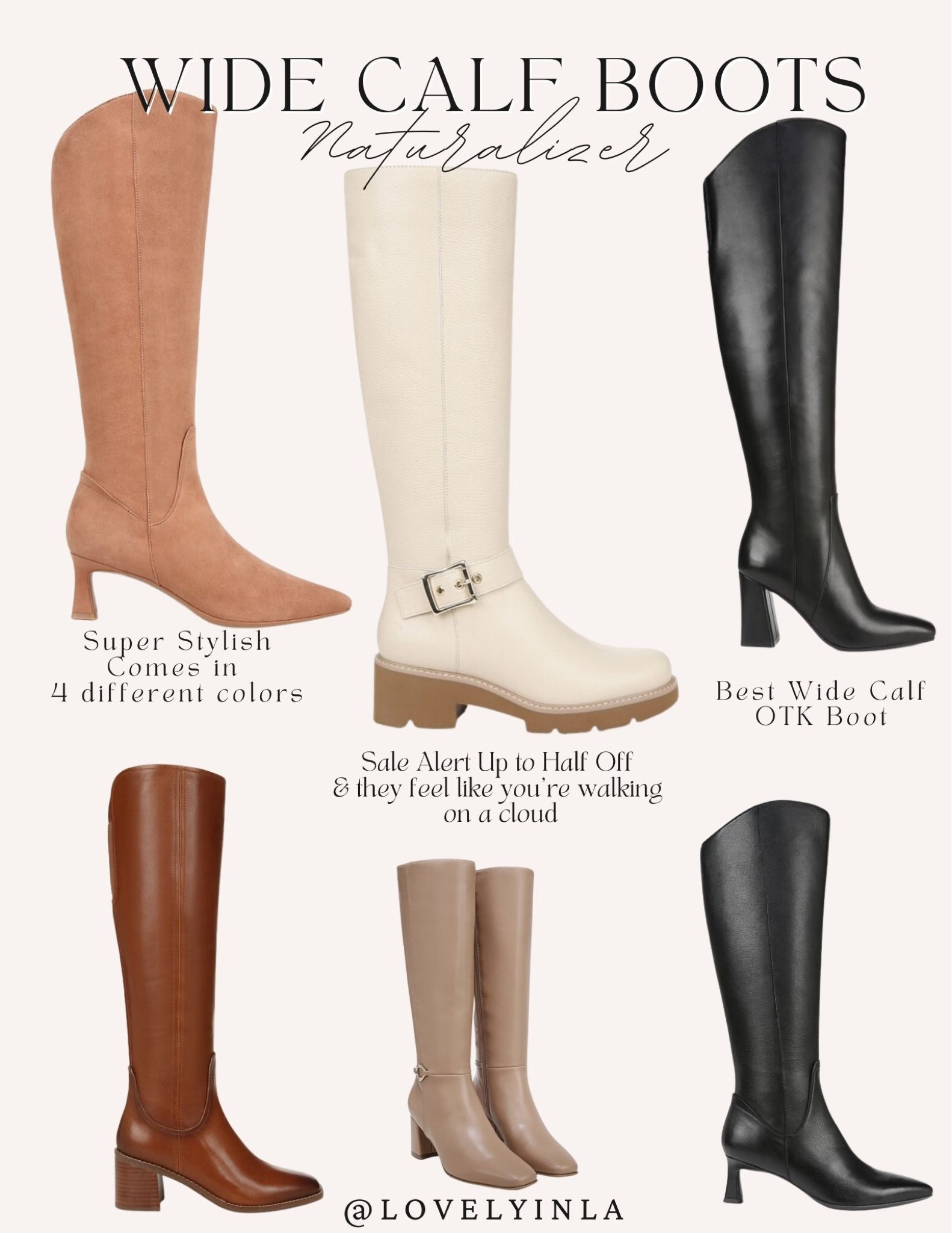 Otk wide 2025 calf boots