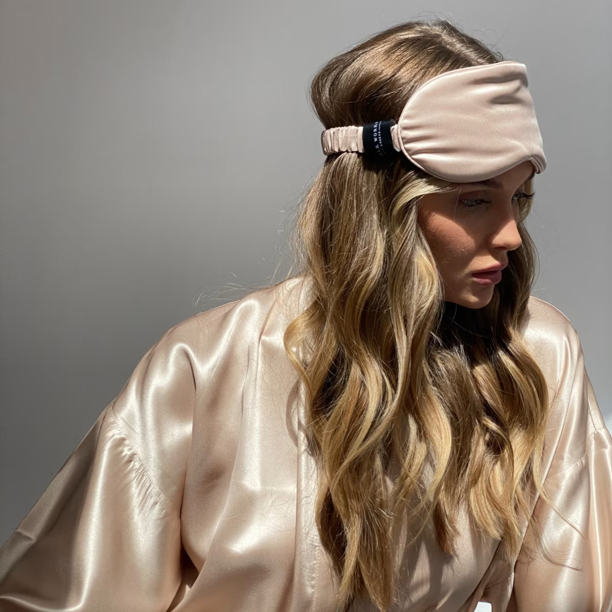 Silk Works Eye Mask - Caramel | Wolf & Badger