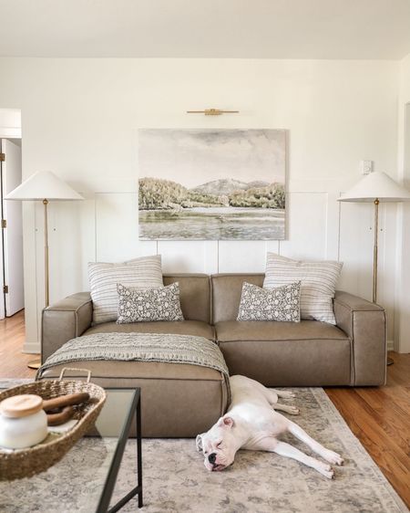 Favorite white paint color: White Dove by Benjamin Moore 🤍

Shop our cozy neutral living room!

#LTKFind #LTKhome