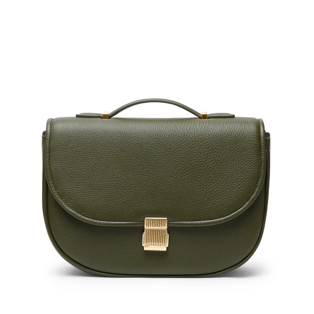 Katy Small Saddle Crossbody | Full grain leather Black Onyx | Leatherology