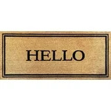 Mainstays 20x46 Estate Hello Coir Doormat | Walmart (US)