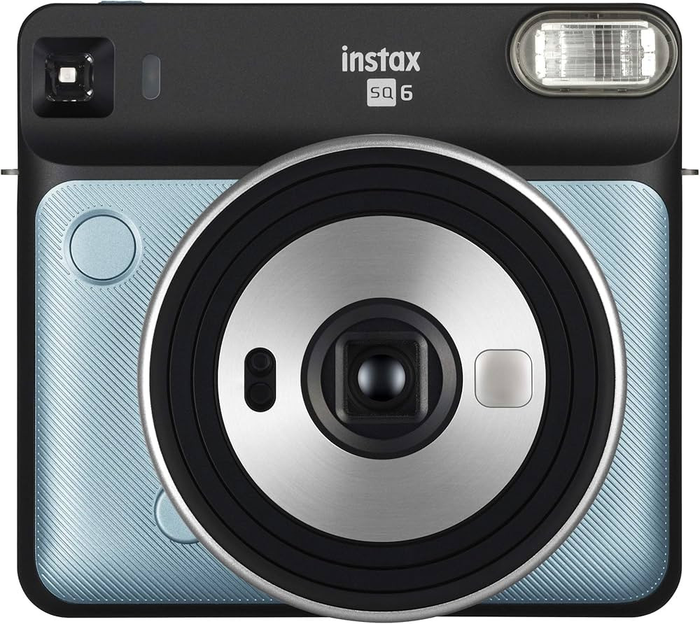 Fujifilm Instax Square SQ6 - Instant Film Camera - Aqua Blue | Amazon (US)