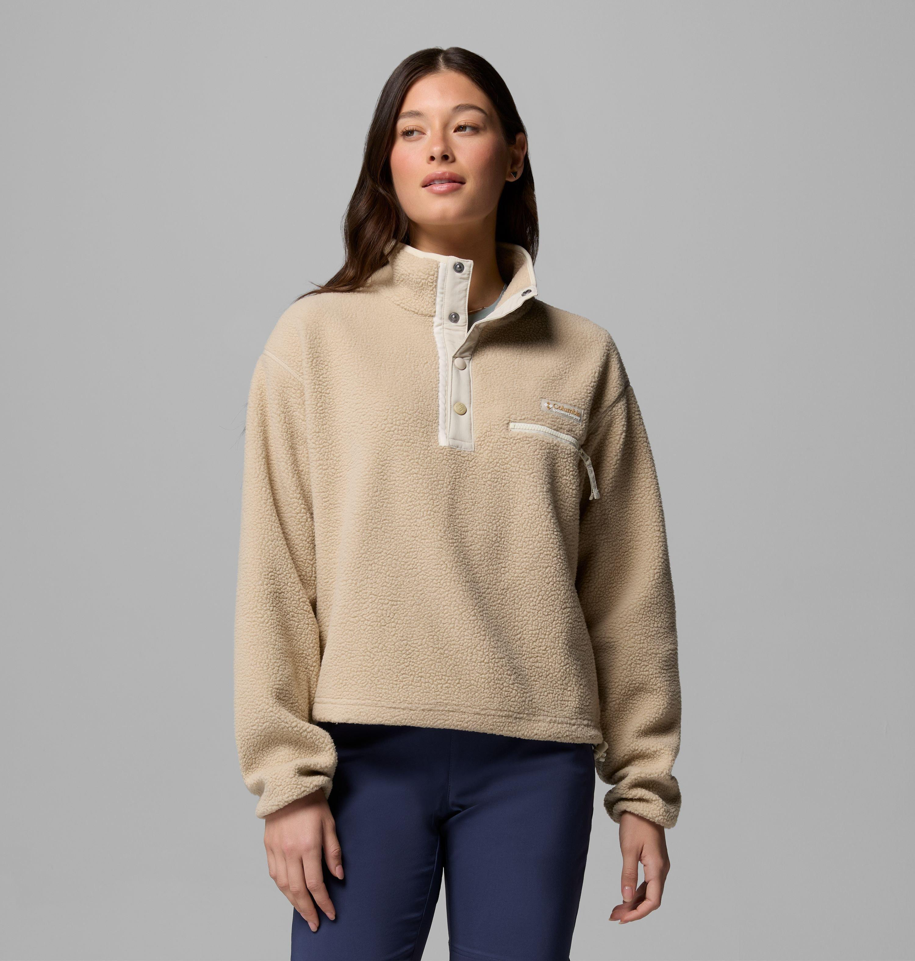 Columbia Women's Helvetia II Cropped Half Snap Fleece Pullover- | Columbia Sportswear