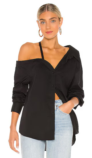 Off Shoulder Blouse in Black | Revolve Clothing (Global)