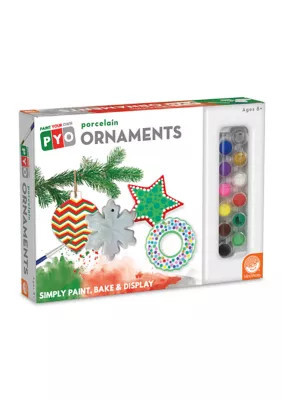 MindWare Paint Your Own Porcelain Ornaments Craft Kit | Belk