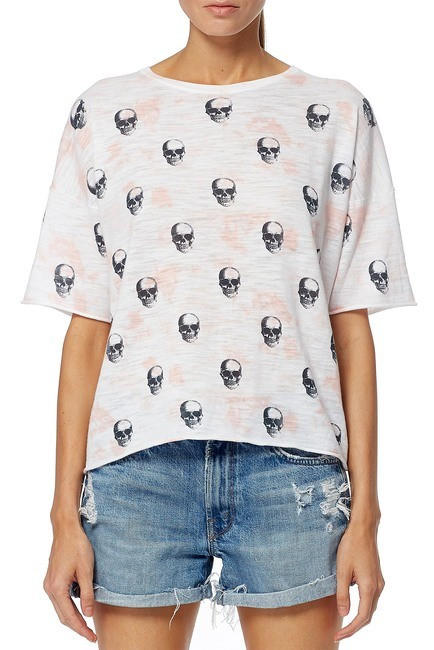 Portia Boxy Skull Print T-Shirt | Nordstrom Rack