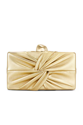 Cult Gaia Lisse Clutch in Matte Brass from Revolve.com | Revolve Clothing (Global)