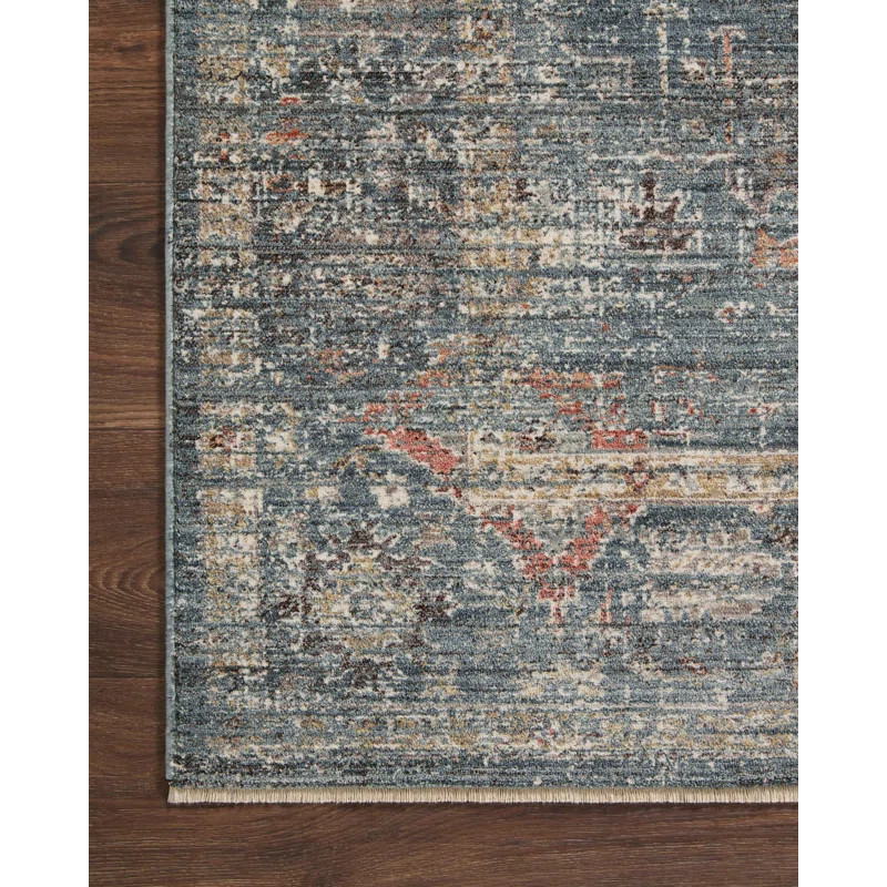 Magnolia Home By Joanna Gaines X Loloi Millie Denim / Multi Area Rug | Wayfair North America