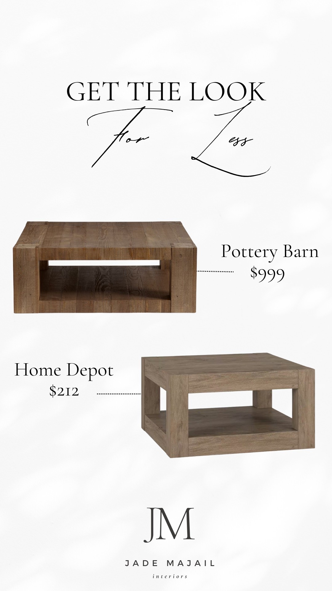 Dupe for the Pottery Barn Rockport Square Reclaimed Wood Coffee Table 😍👏🏼

Modern living room, modern coffee table, antiqued brown coffee table, living room furniture, home decor 

#LTKHome