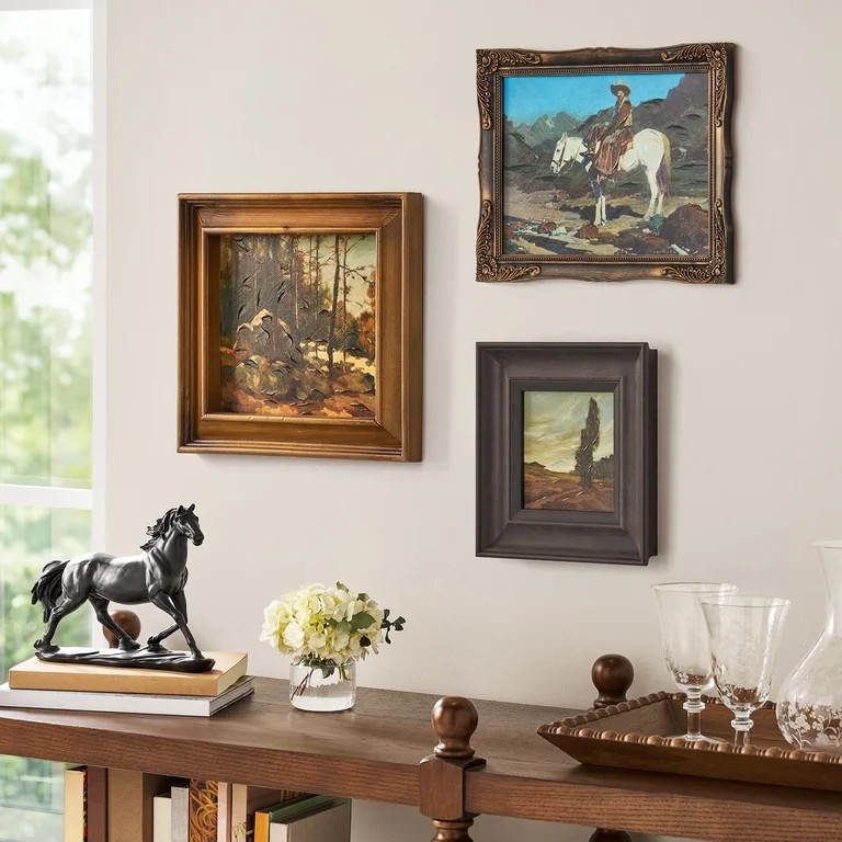 The Pioneer Woman Western Farmhouse Wall Art Set of 3 Framed Prints | Walmart (US)