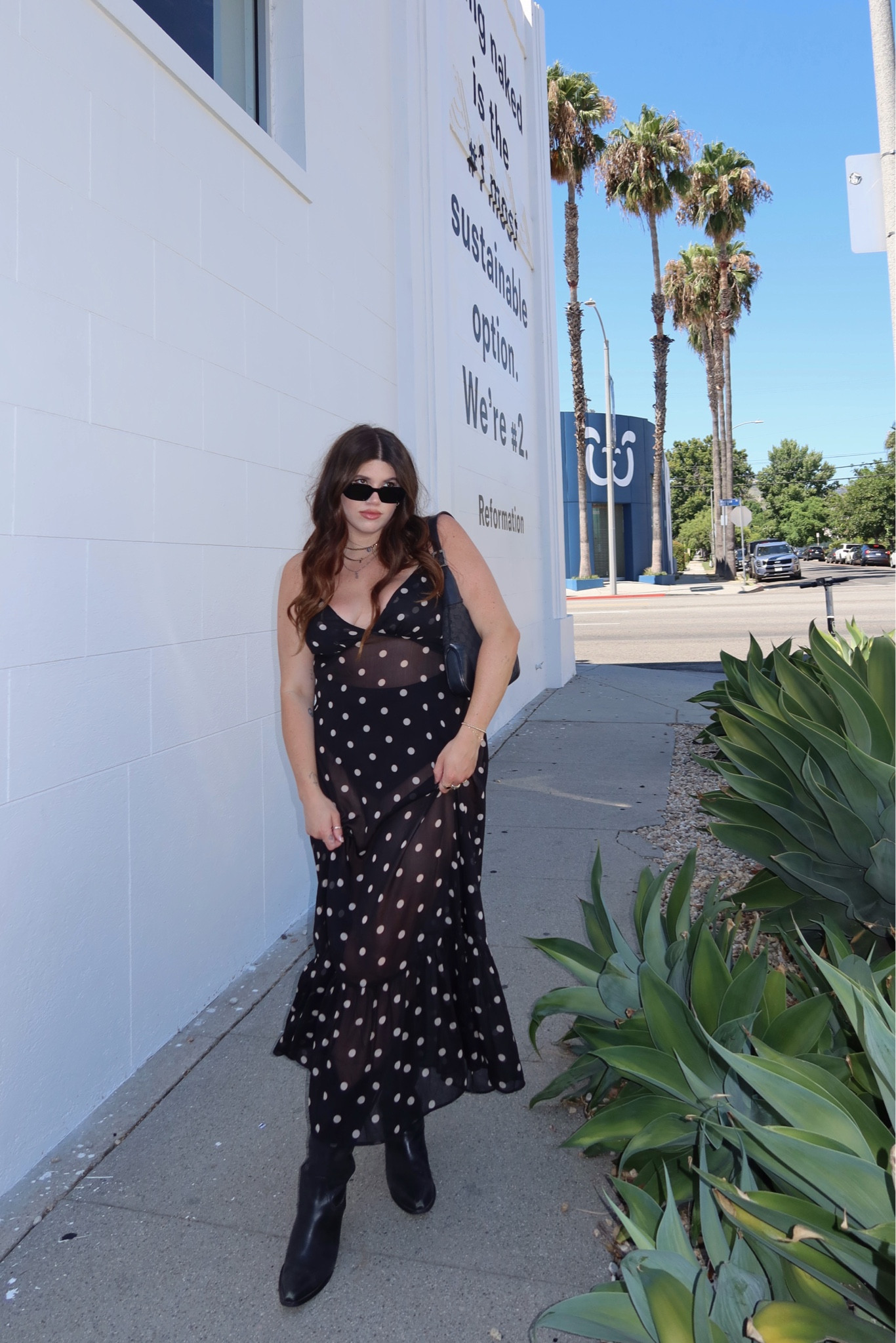 Sheer & polka dots 

#LTKunder100 #LTKstyletip #LTKFind