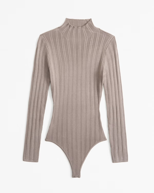 Women's Turtleneck Sweater Bodysuit | Women's Tops | Abercrombie.com | Abercrombie & Fitch (US)