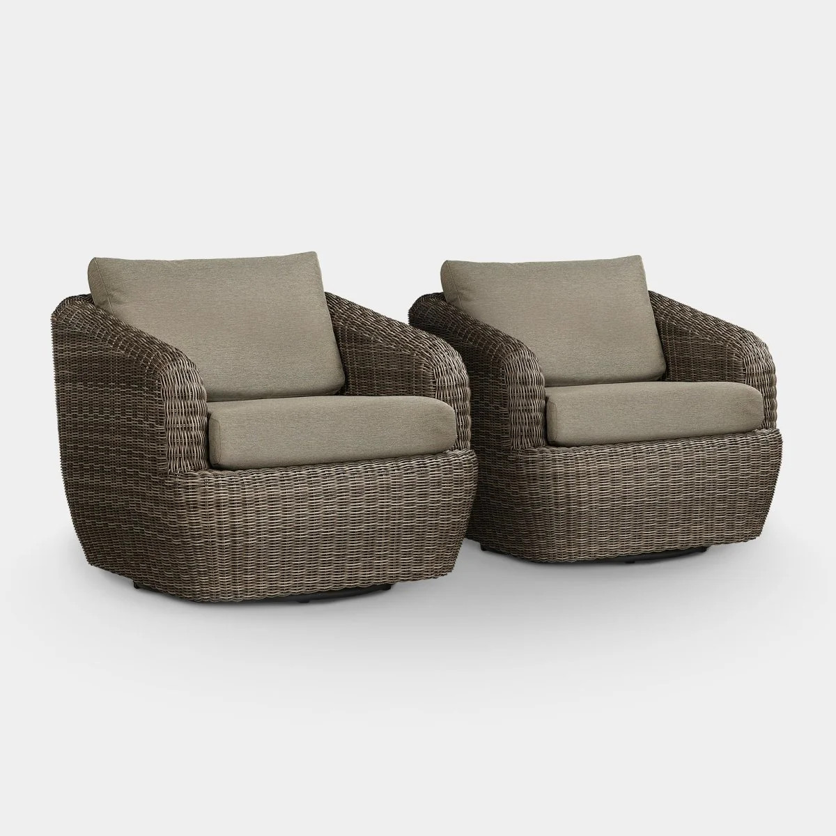 Liana Wicker Outdoor Conversation Set|Inviting & Comfortable | Chita