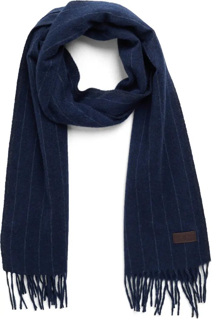 Cashmere Chalk Stripe Scarf | Nordstrom Rack