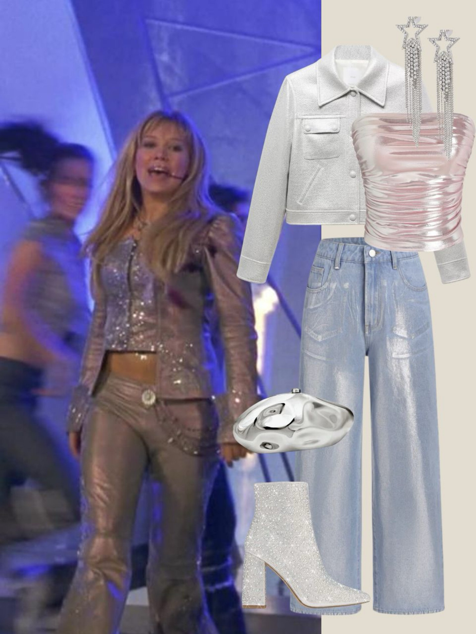 Living out my Lizzie McGuire Movie fantasy with this fit. Really thought I could be a pop star after I watched this movie 😂

#LTKfindsunder100 #LTKstyletip #LTKfindsunder50