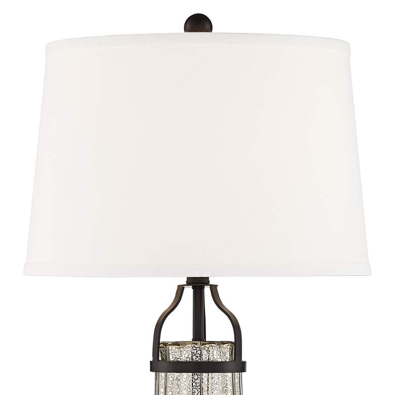 Franklin Iron Works Arian 27 1/2" Bronze and Mercury Glass Table Lamp | Lamps Plus