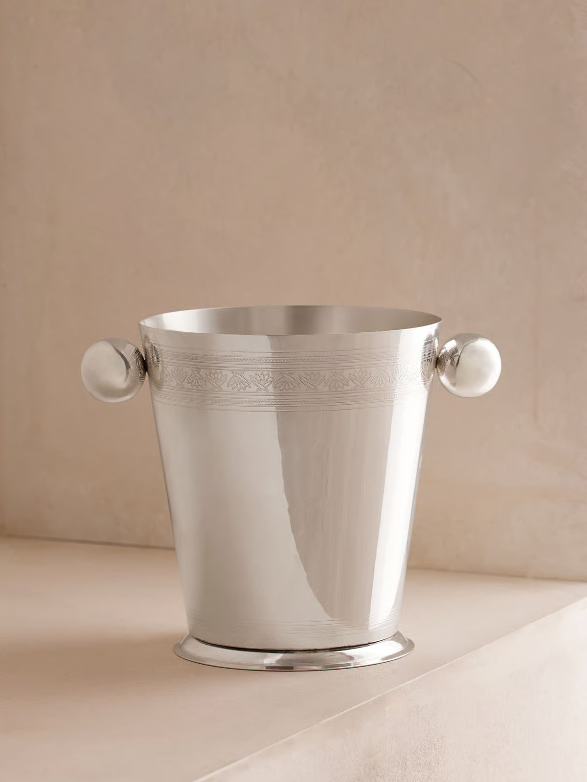 Rochester Engraved Silver Ice Bucket | Soho Home Ltd