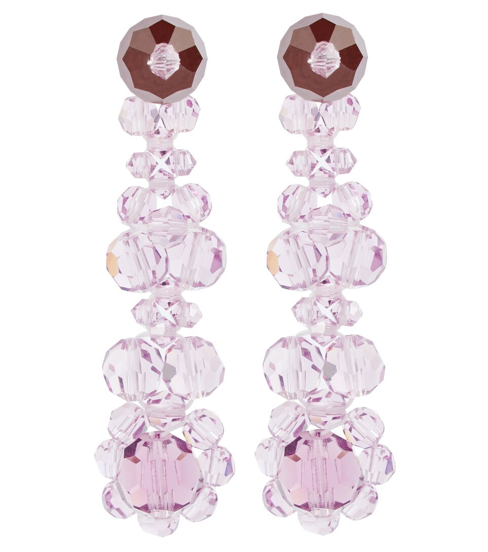 Crystal-embellished earrings | Mytheresa (DACH)