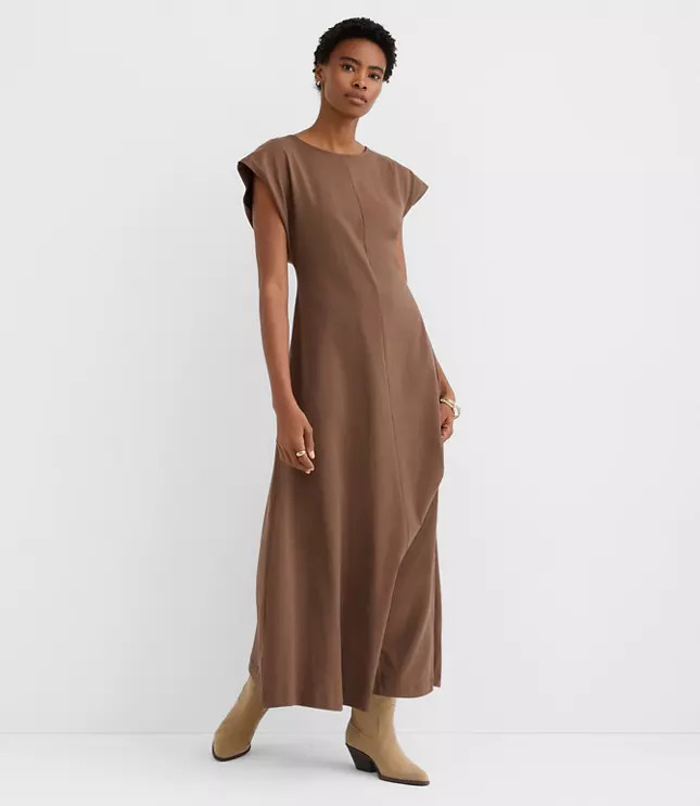 Tall Seamed Sheath Maxi Dress | LOFT