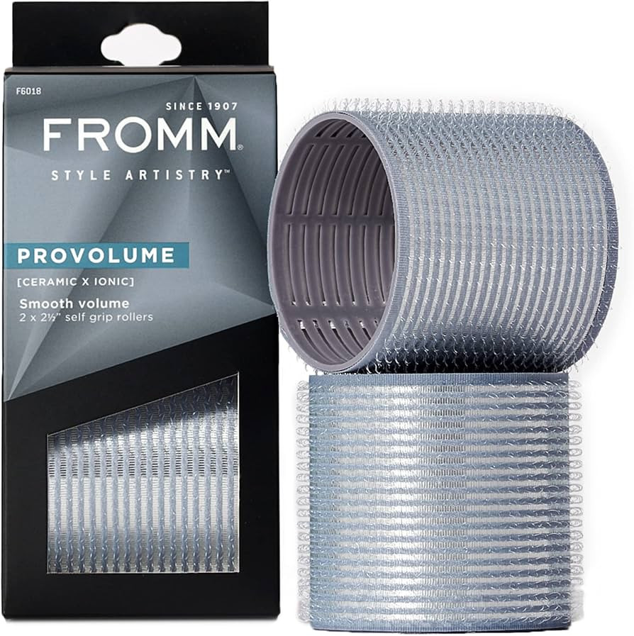 Fromm ProVolume 2.5" Self-Grip Ceramic Ionic Thermal Hair Rollers, 2 Count, Large Salon Quality H... | Amazon (US)