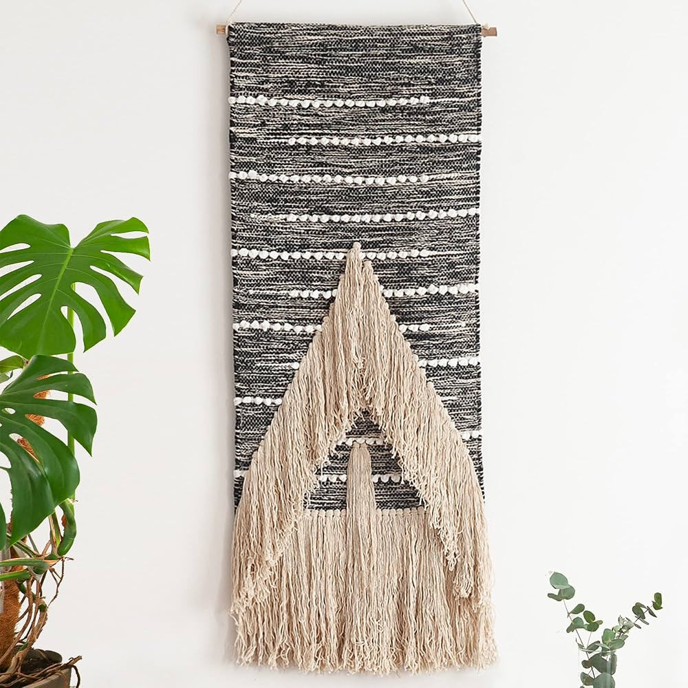 Decorful Boho Wall Decor Macrame Wall Hanging Tapestry Room Decor Hand Woven Art Modern Hanging D... | Amazon (US)
