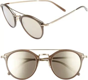 Oliver Peoples Remick 50mm Brow Bar Sunglasses | Nordstrom | Nordstrom