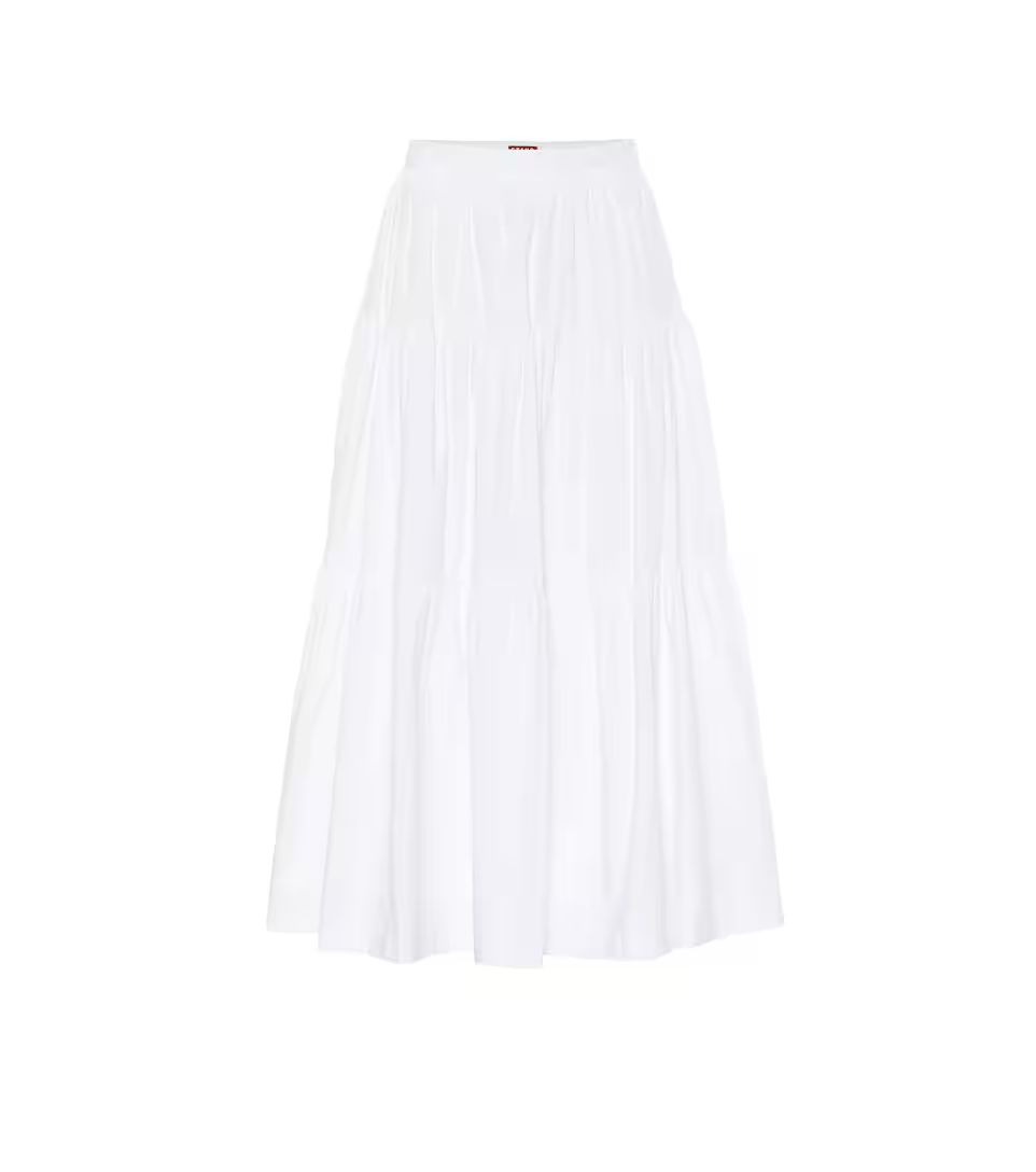 Sea cotton poplin midi skirt | Mytheresa (UK)