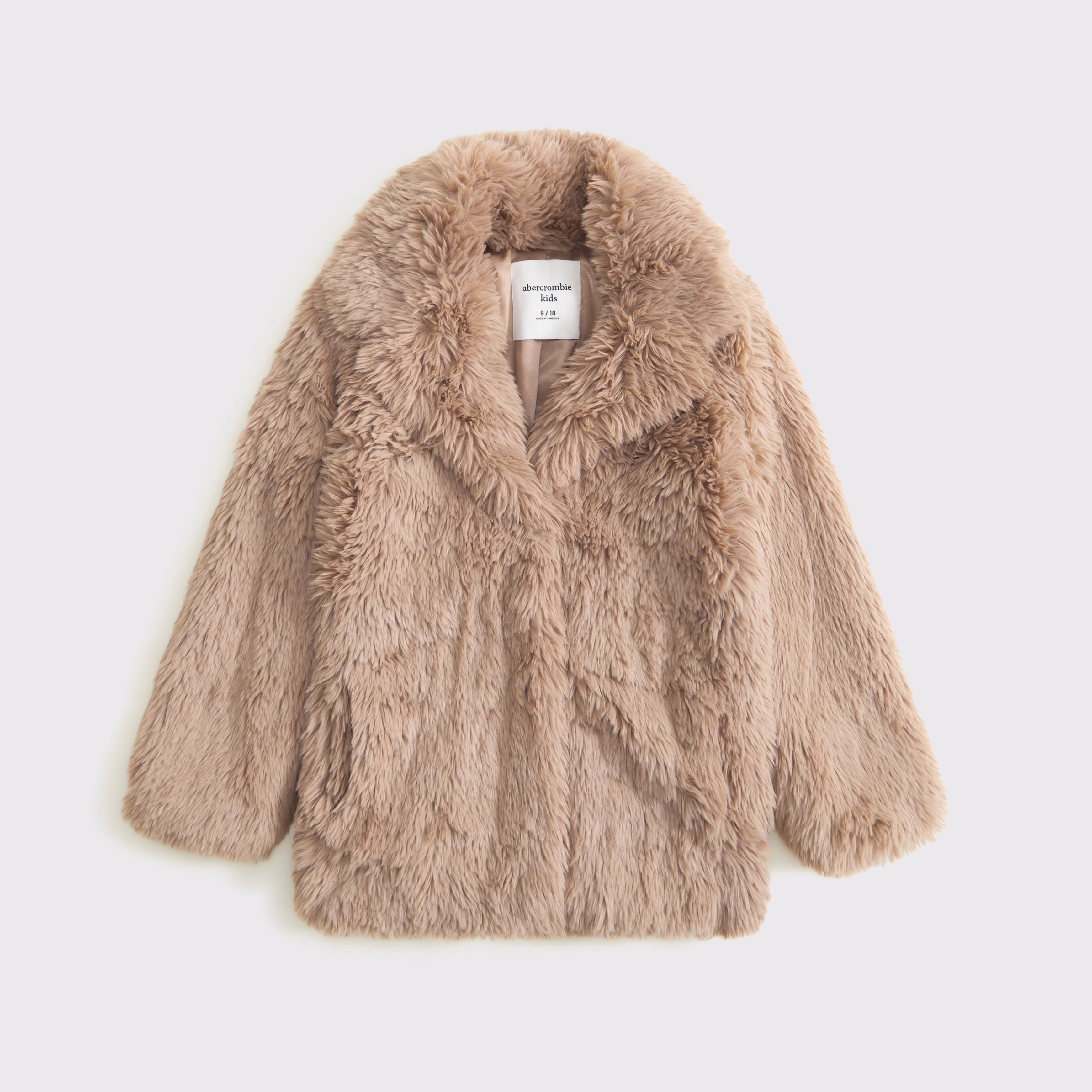 long faux fur jacket | Abercrombie & Fitch (US)