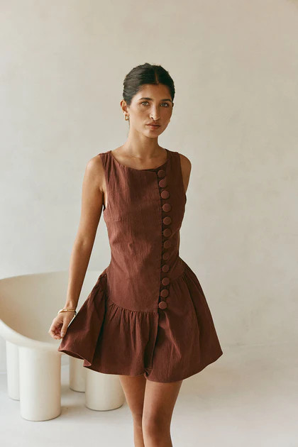 Alfresco Dress - Chocolate | Sabo Skirt US