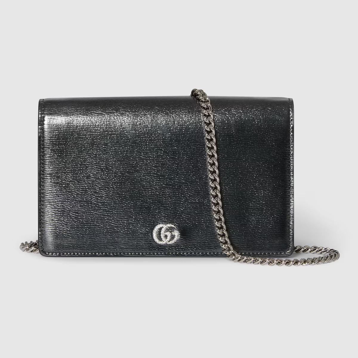 Gucci - Bi-color GG Marmont wallet on chain | Gucci (US)