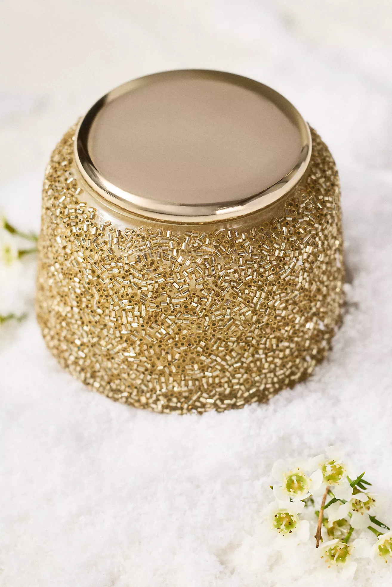 The Gather Candle by Anthropologie: Floral Sugared Poinsettia | Anthropologie (US)