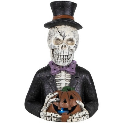 Northlight LED Lighted Skeleton with Jack-O-Lantern Halloween Decoration - 23.5" | Target