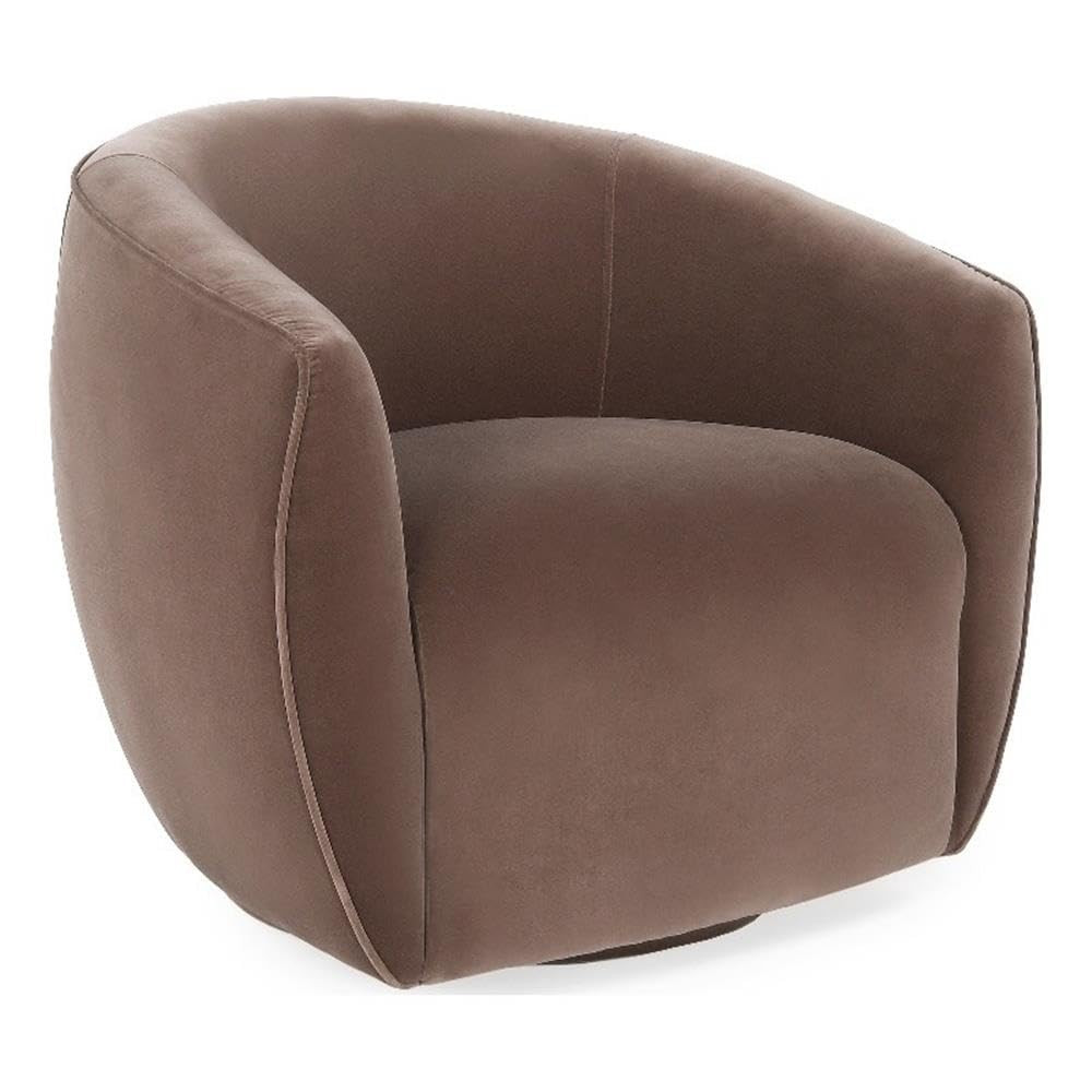 Kosas Home Harper Polyester Fabric Swivel Accent Chair in Rose Gold | Amazon (US)