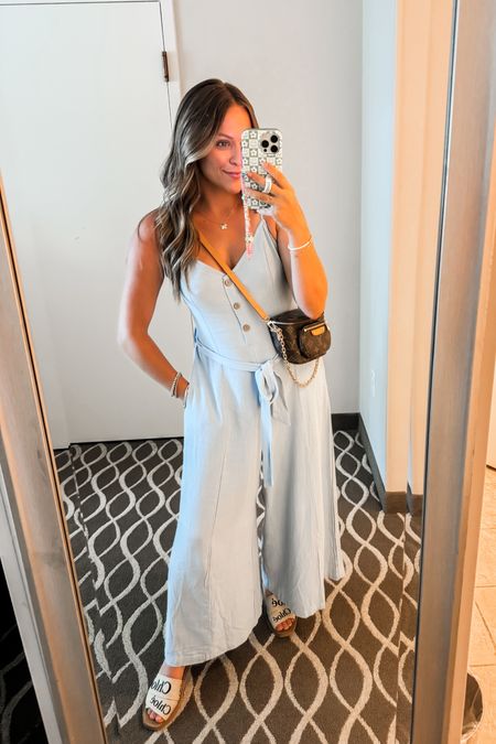 Loving this romper! // wearing size small comes in other colors 

#LTKStyleTip #LTKFindsUnder50