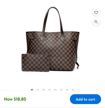 This is a Louis Vuitton neverfull look alike and alternative that is a checkered handbag look for less  

#LTKFindsUnder100 #LTKItBag #LTKFindsUnder50