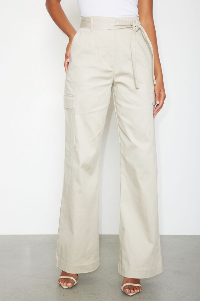 Heidi Belted Cargo Pants | Dynamite Clothing