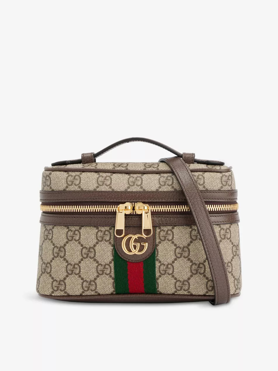 Ophidia super mini canvas shoulder bag | Selfridges
