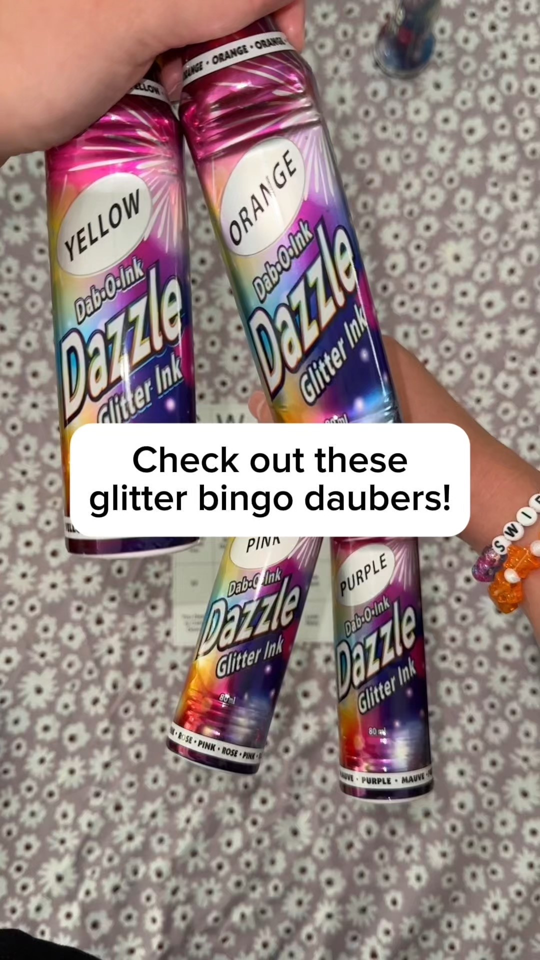 I think I’m officially in my bingo era and these glitter daubers are perfect for it ✨ Shop now on Amazon! 🫶

#LTKHome #LTKdayinmylife #LTKSeasonal