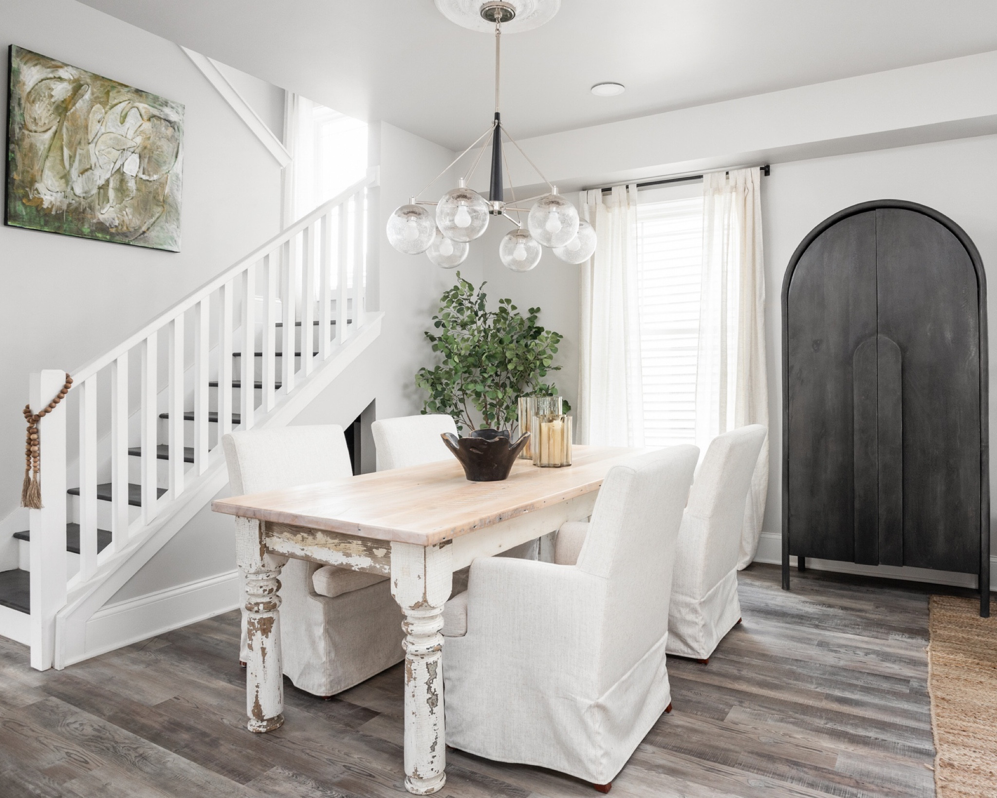 Light, bright and airy creates a peaceful dining experience .

#LTKhome